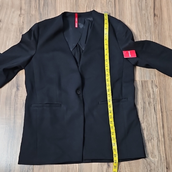Spanx Women's Black Perfect Collarless Blazer NWT - Picture 12 of 14